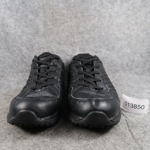 TredSafe Shoes Womens 9W Slip Resistant Sneakers Black Lace Up Comfort Workwear - Picture 2 of 14